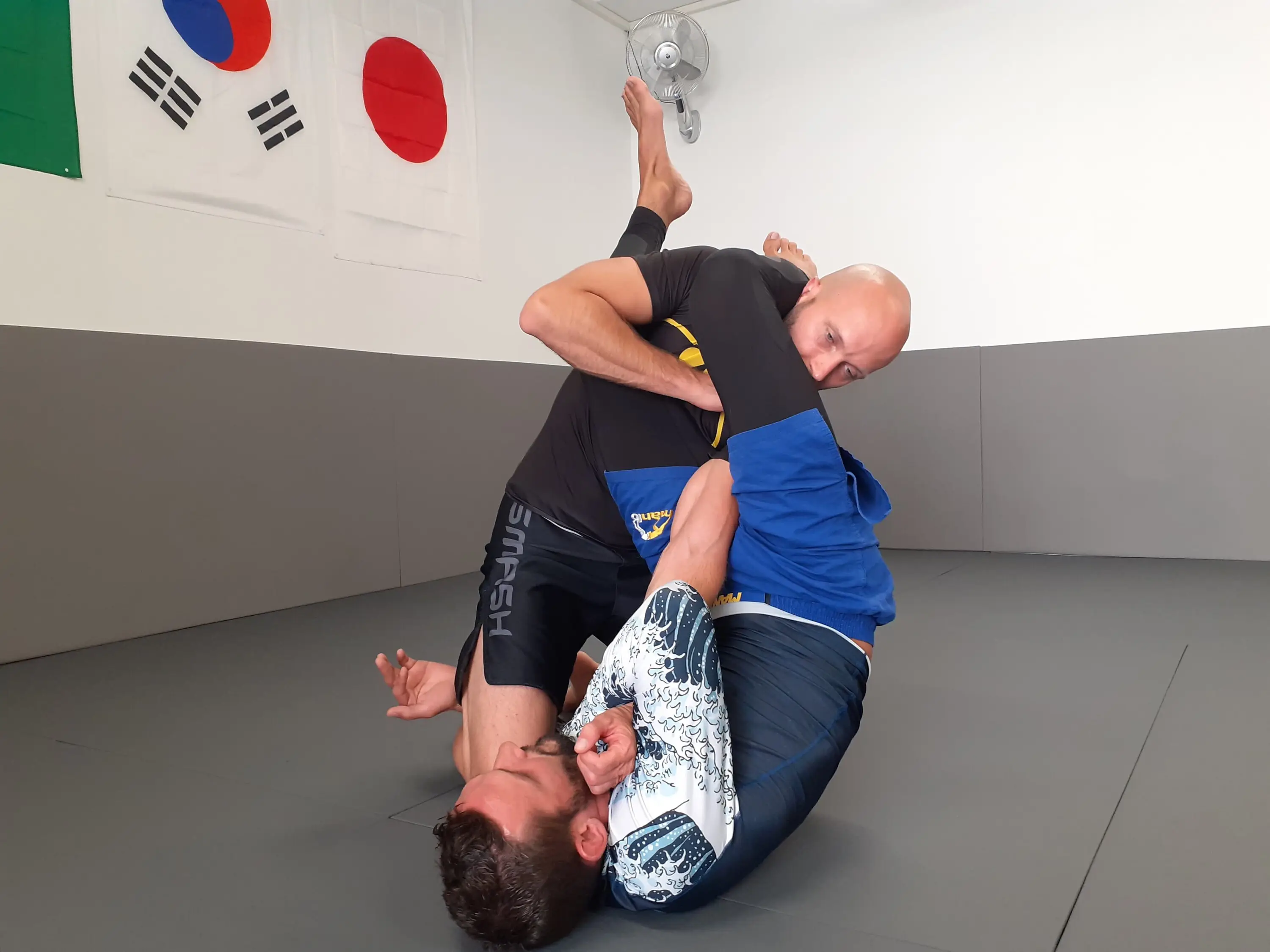 Cours de grappling chez Aranha Lyon
